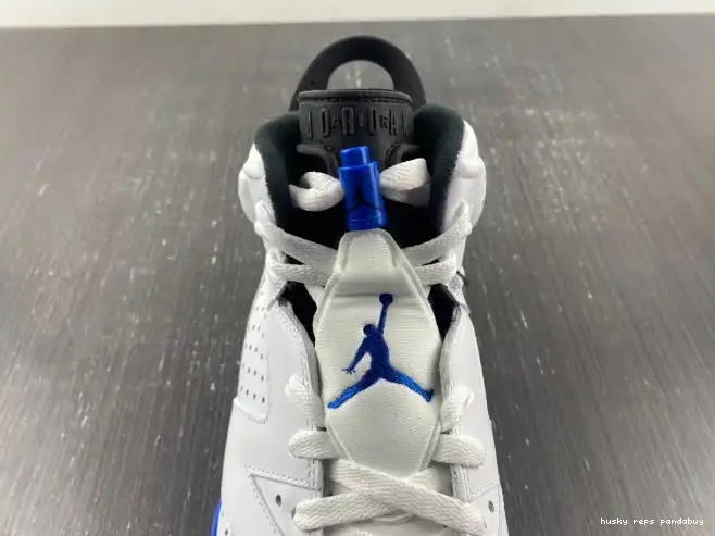 Cheap Husky Jordan Sport (2014) Air 6 Blue Retro 384664-107 0409